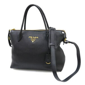 Prada Vitello Daino tote bag Black